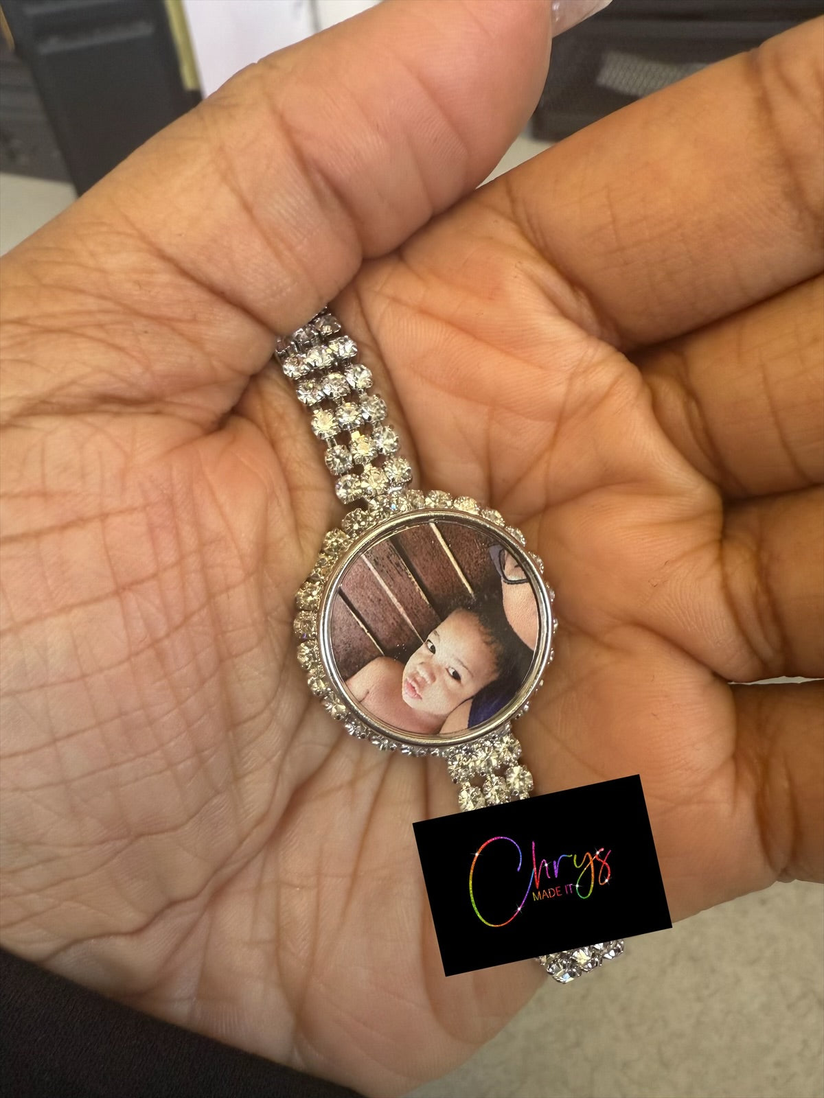 Custom Rhinestone Bracelet